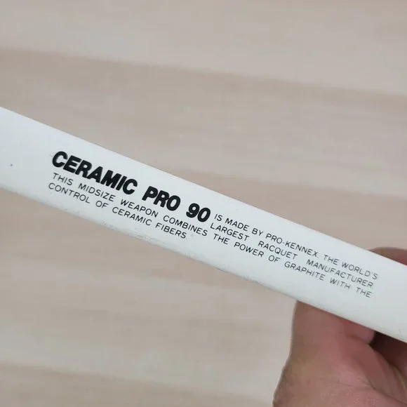 PRO KENNEX Ceramic Pro 90  (4 3/8" Grip) Good Condition - Picture 2 of 16